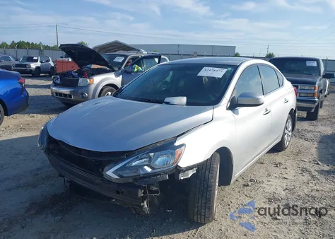 2017 Nissan Sentra S из США, поврежденный, VIN 3N1AB7AP2HY404828